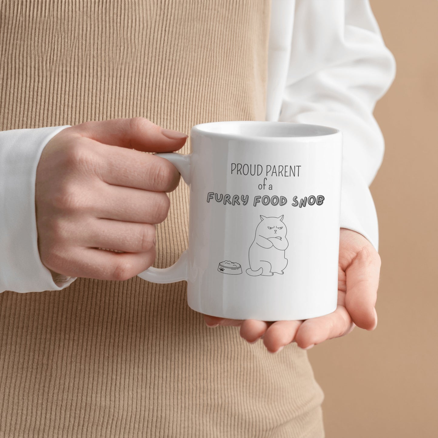 Proud Parent of a Furry Food Snob Mug