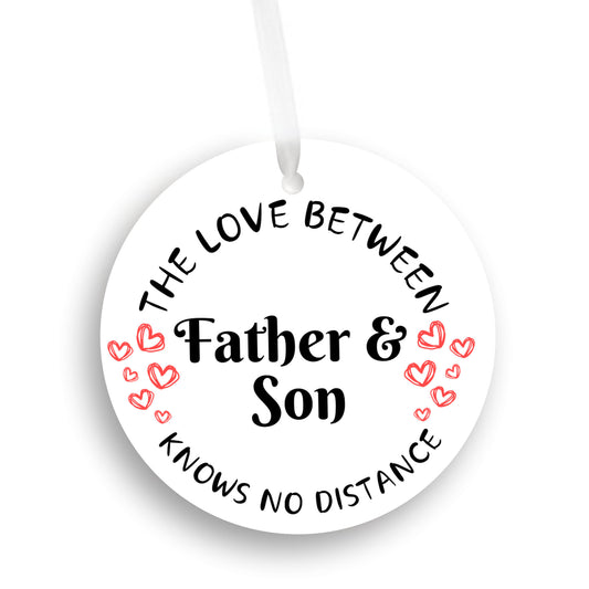 Knows No Distance Ornament - Father - Son