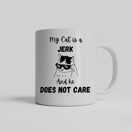 My Cat is a Jerk Mug